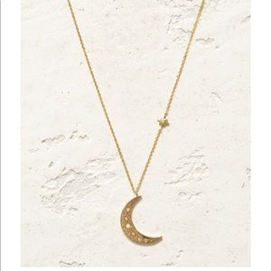 Star and moon necklace from South Moon Under